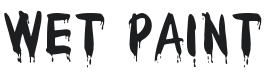 Wet Paint Font Preview