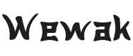 Wewak Font Preview