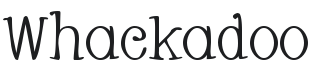 Whackadoo Font Preview