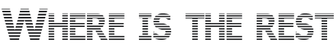 Where is the Rest Font Preview