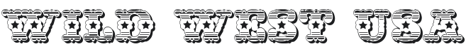 Wild West USA Font Preview