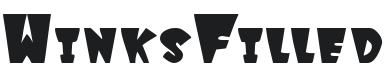 WinksFilled Font Preview