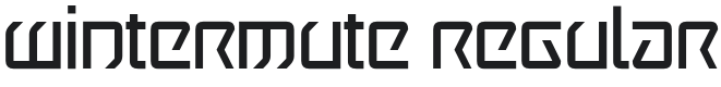 Wintermute Font Preview