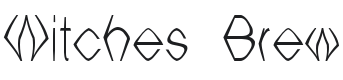 Witches Brew Font Preview