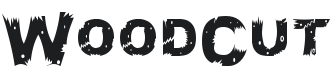 WoodCut Font Preview