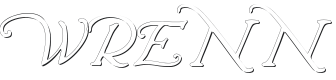 Wrenn Initials Embossed Font Preview