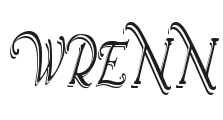 Wrenn Initials Shadowed Cond Font Preview