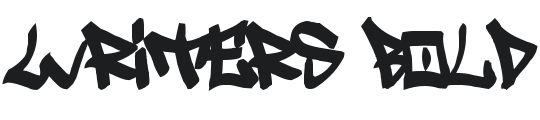 Writers bold Font Preview