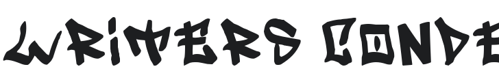 Writers condensed Font Preview