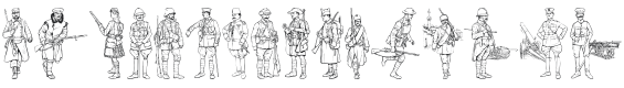 WW1 A Font Preview