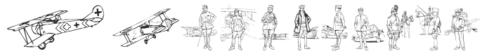 WW1 Font Preview