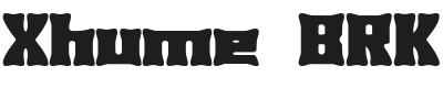 Xhume Font Preview