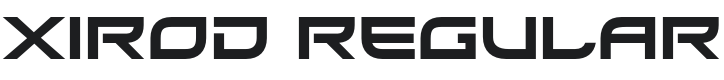 Xirod Font Preview