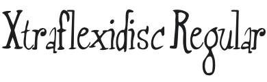 Xtraflexidisc Font Preview