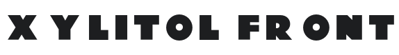 Xylitol Front-Regular Font Preview