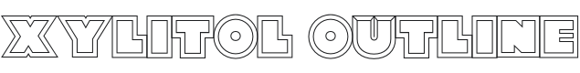 Xylitol Outline-Regular Font Preview