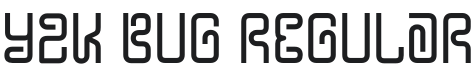 Y2K Bug Font Preview