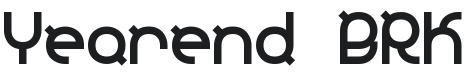 Yearend Font Preview
