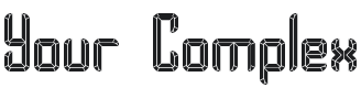 Your Complex I BRK Font Preview