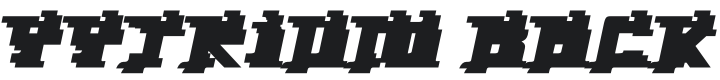 Yytrium Back-Regular Font Preview