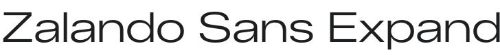 Zalando Sans Expanded Light Font Preview