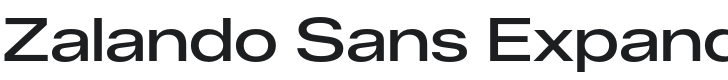 Zalando Sans Expanded Medium Font Preview