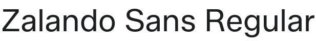 Zalando Sans Font Preview