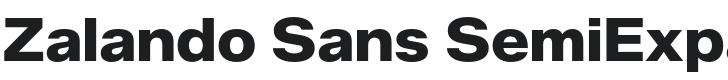 Zalando Sans SemiExpanded ExtraBold Font Preview