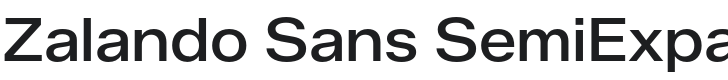 Zalando Sans SemiExpanded Medium Font Preview