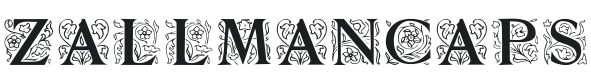 Zallman Caps Font Preview