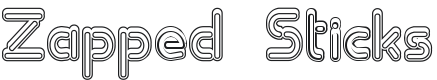 Zapped Sticks Font Preview
