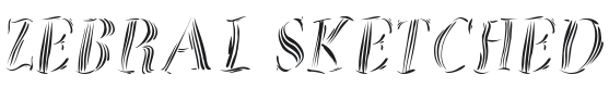 Zebral Sketched Font Preview