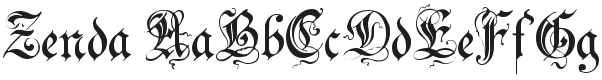 Zenda Font Preview