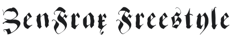 ZenFrax Freestyle Font Preview