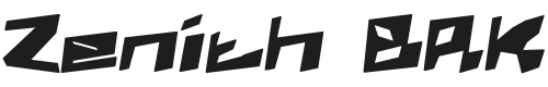 Zenith Font Preview
