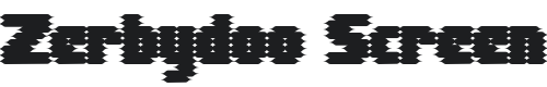 Zerbydoo Font Preview