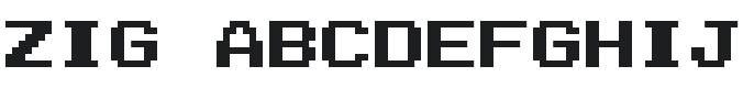 Zig Font Preview