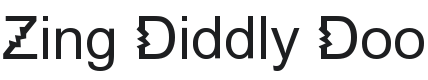 Zing Diddly Doo Font Preview
