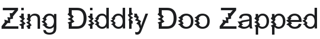 Zing Diddly Doo Font Preview