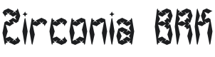 Zirconia Font Preview