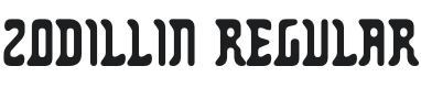 Zodillin Font Preview