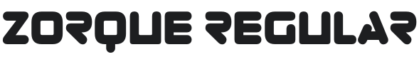 Zorque Font Preview