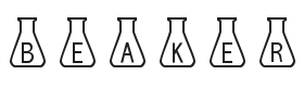 101! Beaker Font Thumbnail