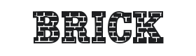 101! Brick Layer Font Thumbnail