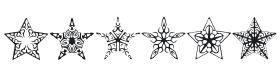 90 Stars Font Thumbnail