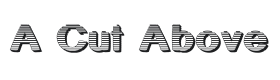 A Cut Above The Rest Font Thumbnail