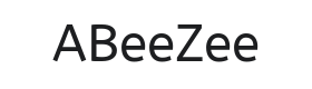 ABeeZee Font Thumbnail