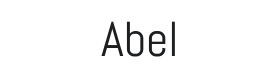 Abel Font Thumbnail