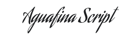 Aguafina Script Font Thumbnail