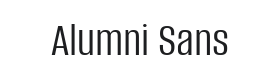 Alumni Sans Font Thumbnail
